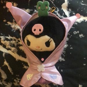 Kuromi stuffed keychain for bag